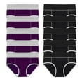 thumbnail image 1 of POIUYTR Plus Size Women's Cotton Underwear High Waisted Soft Stretch Panties Seamless Comfort Breathable Full Coverage Ladies Briefs 10 Pack, 1 of 4