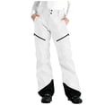 thumbnail image 1 of POIUYTR Ski Pants for Women Windproof High Waist Zipper Button Straight Leg Long Pants Waterproof Warm Trousers, 1 of 6