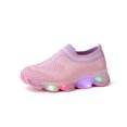thumbnail image 1 of POIUYTR Toddler Boys Girls Light Up Shoes LED Flashing Lightweight Mesh Breathable Adorable Running Sneakers for Little Kid, 1 of 5