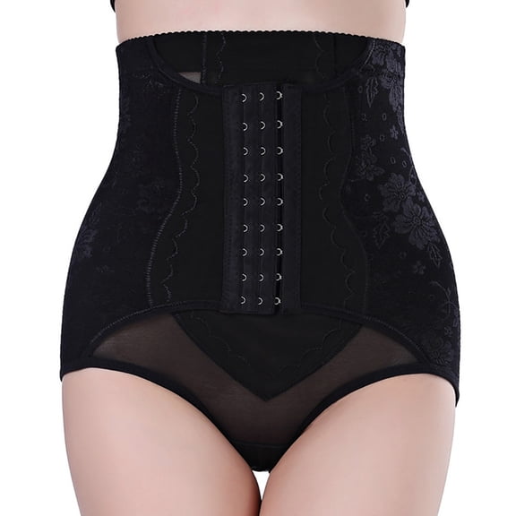 POIUYTR Tummy Control Panties for Women Shapewear Butt Lifter Thigh Slimmer Briefs High Waist Trainer Corset Slimming Body Shaper Underwear