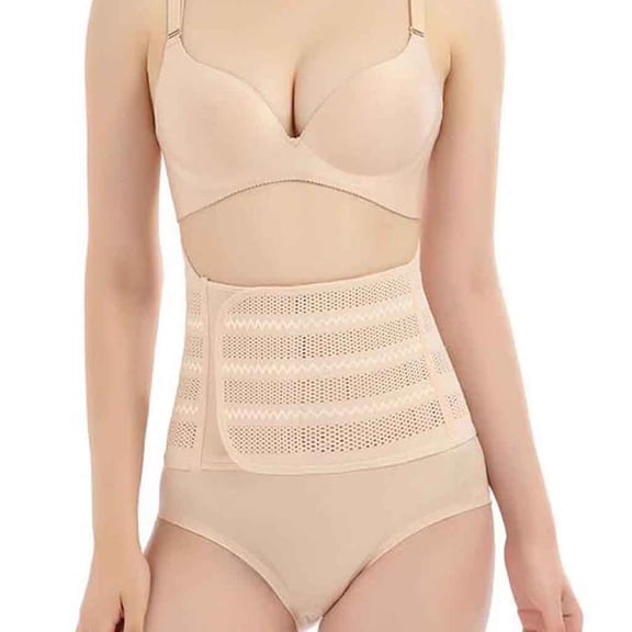POIUYTR Waist Trainer for Women Neoprene Sweat Band Waist Trimmer Belt Slimming Stomach Wrap for Workout