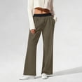 thumbnail image 1 of POIUYTR Women Summer Sun Protection Pants Causal UPF 50+ Wide Leg Dress Pants Loose Fit Stretch Trousers, 1 of 6