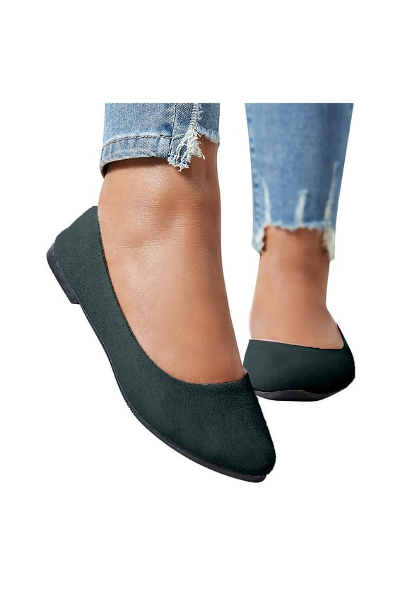 Women's Ballet Flats Comfortable Dress Shoes Round Toe Slip on Flats Shoes for Women