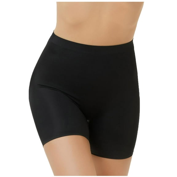 POIUYTR Womens Seamless Shaping Boyshorts Panties Tummy Control Underwear Soft Comfort Butt Lifting Thigh Slimmer Shapewear Shorts