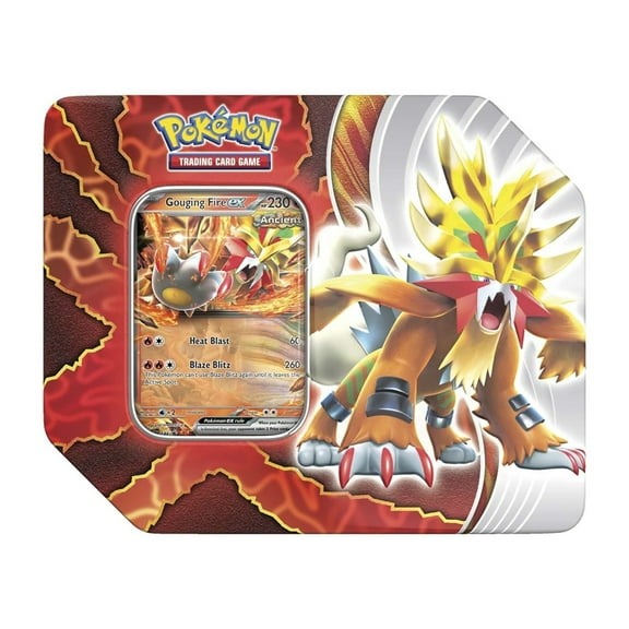 POKEMON 25 WM D82D AE PD GOUGING FIRE TIN