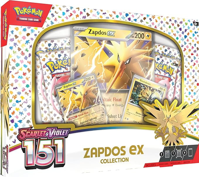 POKEMON D7 SV3.5 151 ZAPDOS EX BOX - Walmart.com