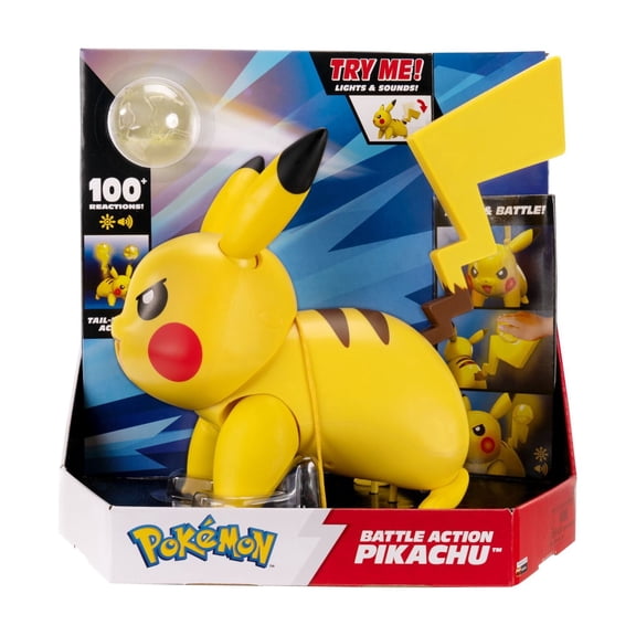 POKEMON - Deluxe Feature Figure Battle Attack Electro Ball Pikachu