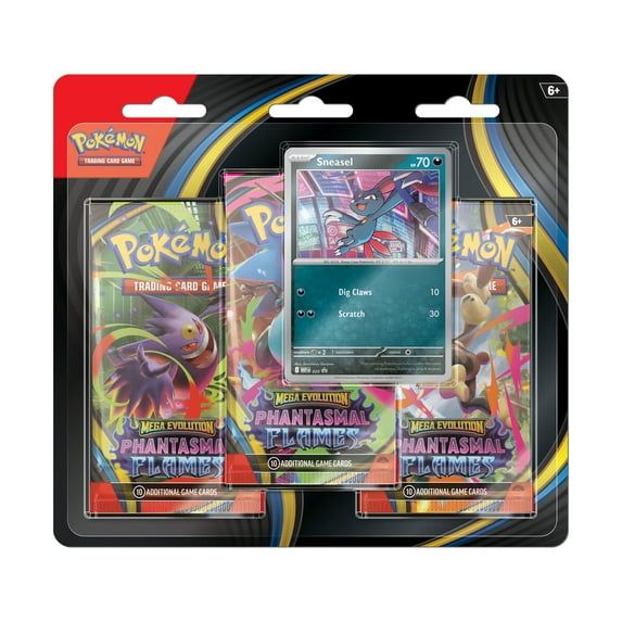 POKEMON ME2 PHANTASMAL FLAMES 3PK BLISTER