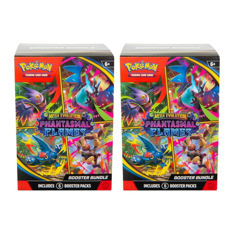 walmart phantasmal flames booster box Pokemon Trading Card Game Phantasmal Flames Booster Bundle