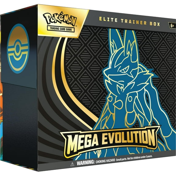 Pokemon Trading Card Game Mega Evolution Elite Trainer Box Lucario