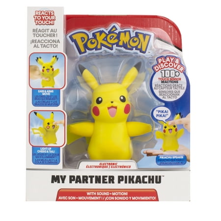 Pokemon Electronic Interactive My Partner Pikachu Trading Card Game Toy