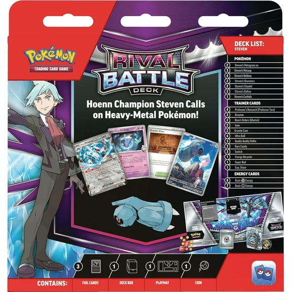 POKEMON RIVAL BATTLE DECKS MARNIE STEVEN