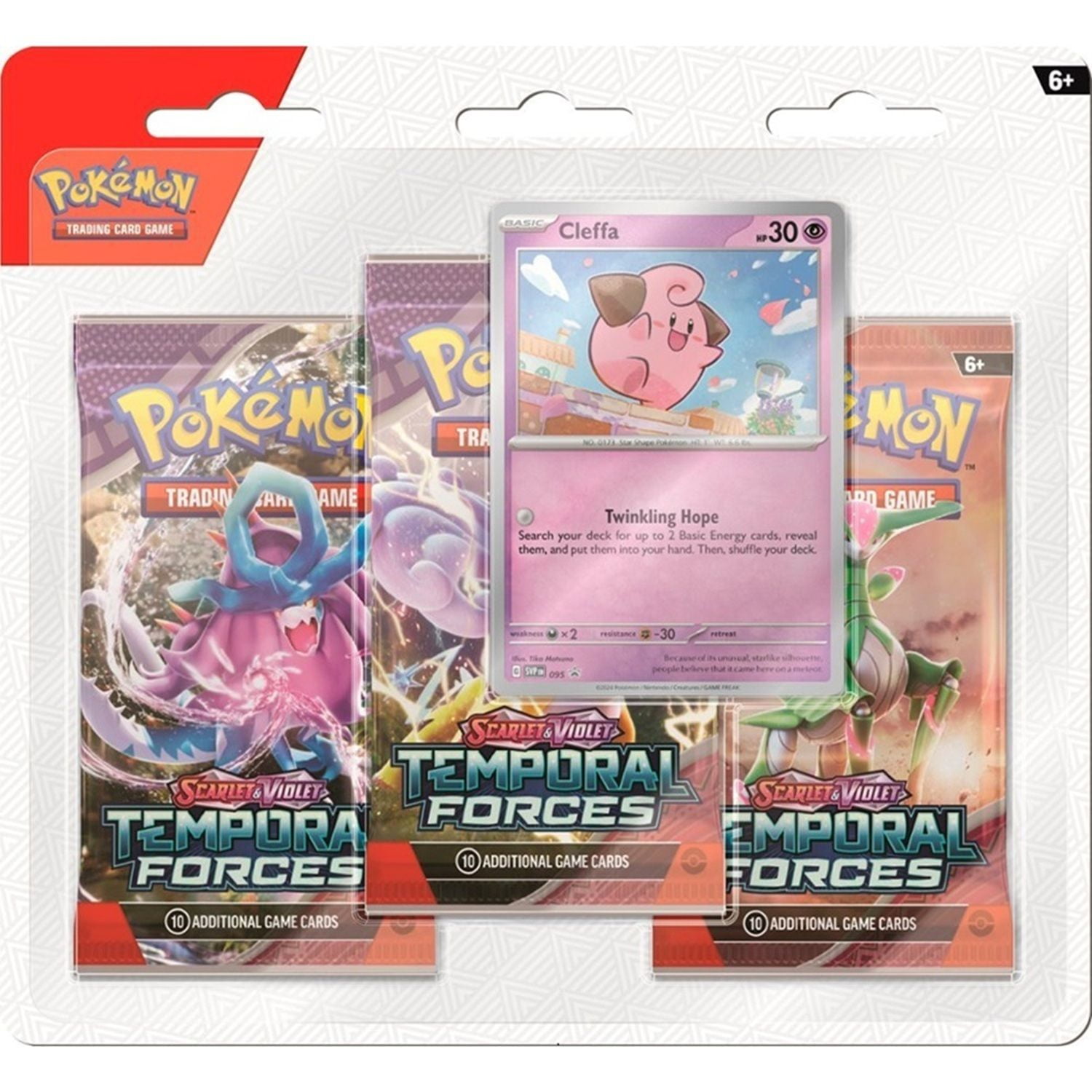 POKEMON SV5 TEMPORAL FORCES 3PK BLISTER