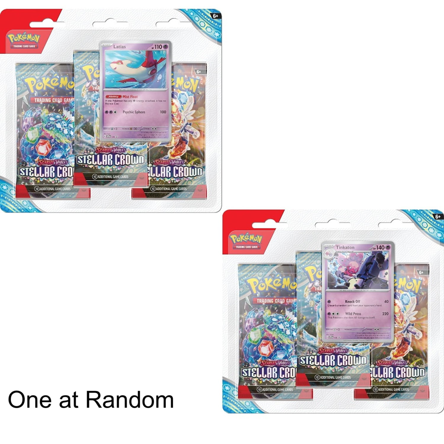 POKEMON SV7 STELLAR CROWN 3PK BLISTER - Walmart.com