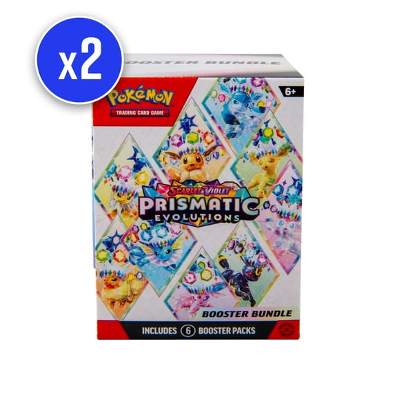Pokemon TCG: Scarlet & Violet - Prismatic Evolutions 2Pk Booster Bundle