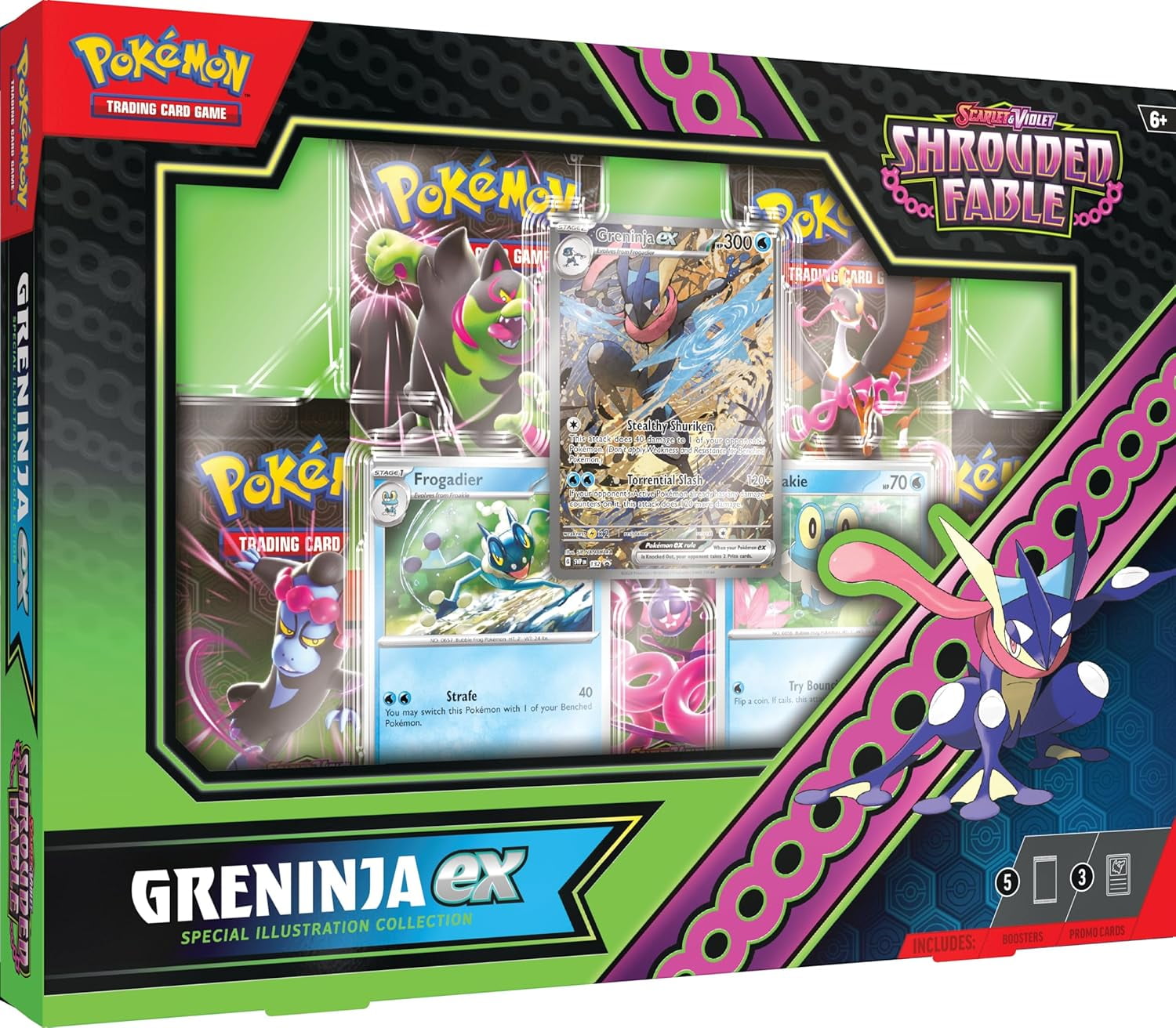Pokemon TCG: Scarlet And Violet: Shrouded Fable Greninja Ex