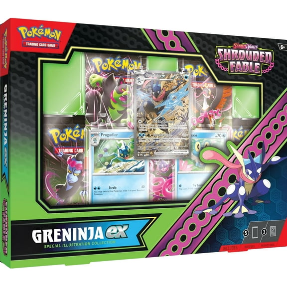 Pokemon TCG: Scarlet And Violet: Shrouded Fable Greninja Ex Special Illustration Collection