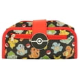 thumbnail image 1 of Pokémon Utility Pencil Pouch, Black and Red, 1 of 4