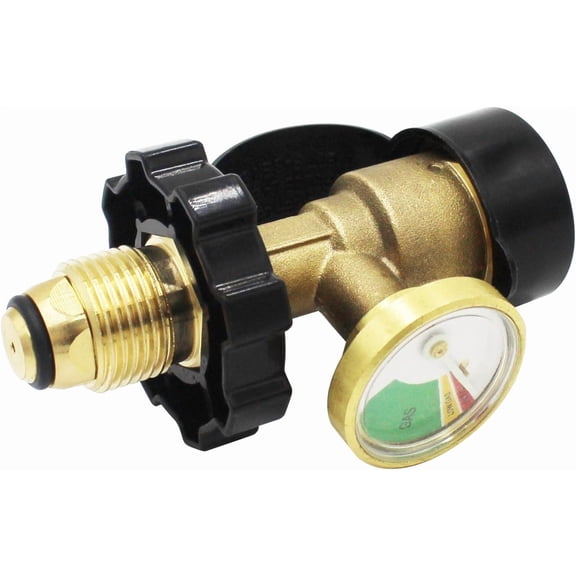 POL  Hose Adapter for 50~100lbs Cylinder  with Temperature Control Gauge Meter   POL Soft Nose