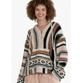 thumbnail image 1 of POL Womens Pullover Sweater Multicolor Orange, 1 of 3