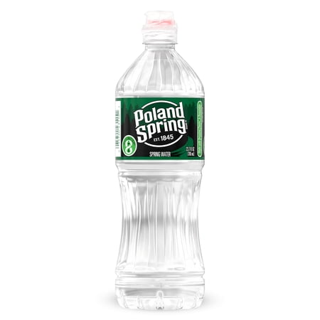 Poland Spring Maine Spring Water, Sport Cap, 23.7 fl oz, Single Plastic Bottle