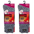 thumbnail image 1 of POLAR EXTREME HEAT WOMENS 2 PK SOCK, Gray, 1 of 1