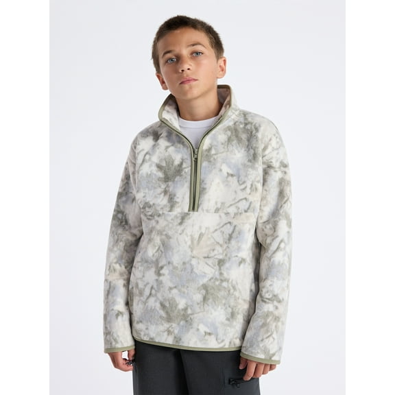 Weekend Academy Boys Quarter Zip Fleece Jacket, Sizes XS-XXL