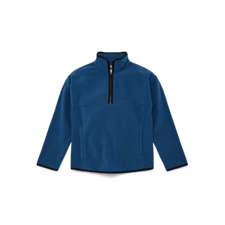 Weekend Academy Boys Quarter Zip Fleece Jacket, Sizes XS-XXL
