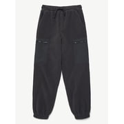 Weekend Academy Boys Polar Fleece Joggers with Zipper Pockets, Size XS-XXL