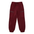 thumbnail image 1 of Weekend Academy Boys Polar Fleece Joggers with Zipper Pockets, Size XS-XXL, 1 of 3