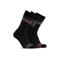 thumbnail image 1 of Polar Heat Socks for Men, 3 Pairs Spandex-Polyester Acrylic Crew Socks, Burgundy, Size 7-12, 1 of 8
