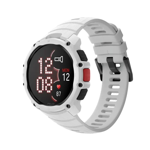 POLAR Street X Urban Shock-Resistant GPS Watch, AMOLED Touchscreen, Integrated LED Flashlight with Red Light Mode, Precision Heart-Rate Tracking, Route Guidance & Military-Grade Durability