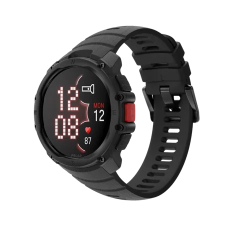 POLAR Street X Urban Shock-Resistant GPS Watch, AMOLED Touchscreen, Integrated LED Flashlight with Red Light Mode, Precision Heart-Rate Tracking, Route Guidance & Military-Grade Durability