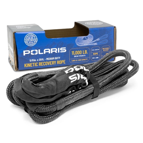 Polaris 5/8" Kinetic Recovery Tow Rope - 20 ft.