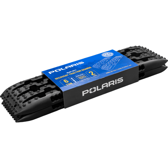 Polaris Off-Road Recovery Traction Boards, 2 pk Ultimate Tire Traction for Sand, Mud & Snow, 6 ton (13,000 lbs) Max Load, Reinforced Anti-Slip Teeth