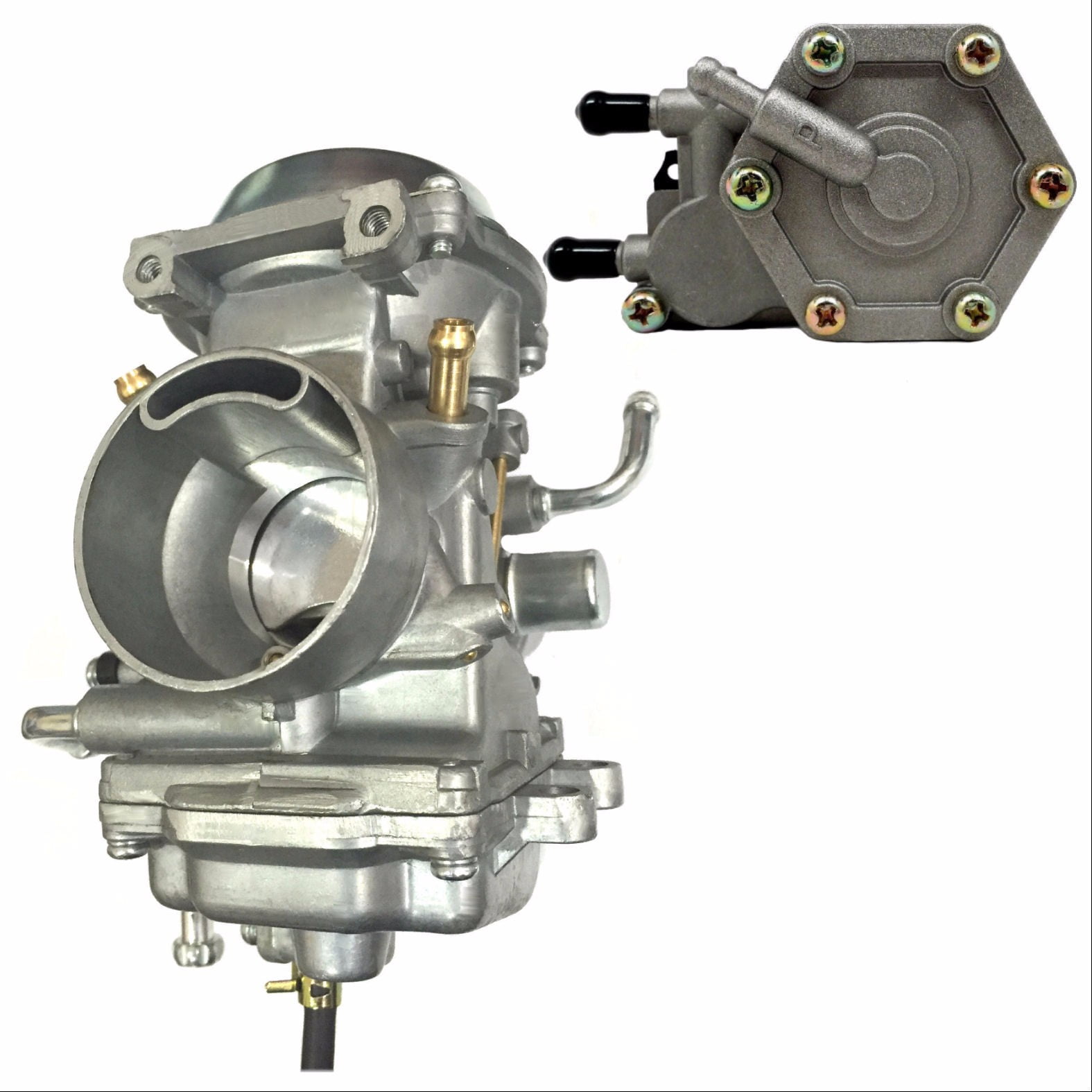 POLARIS XPEDITION 425 CARBURETOR FUEL PUMP 4x4 ATV QUAD CARB 2000-2002 NON HO - Foto 9