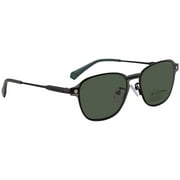 POLAROID CORE BLACK GREEN Sunglasses SQUARE 53/17