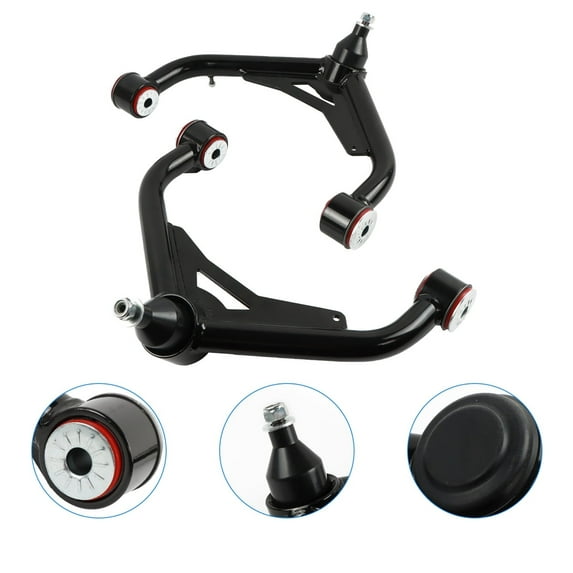 POLARPRA 2-4" Lift Front Upper Control Arms for 2000-2010 Chevy Silverado GMC Sierra HD