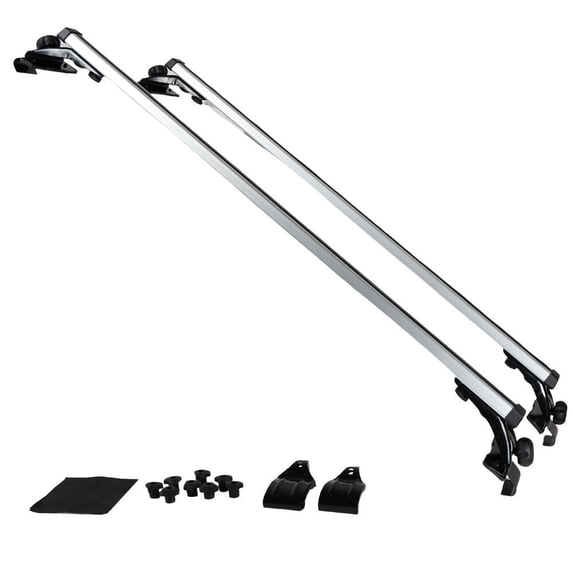 POLARPRA 2PCS Roof Rack Cross Bars 48 inch Total length 122cm,universal