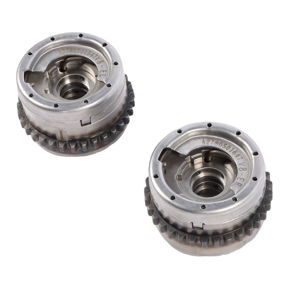 POLARPRA 2pcs Left/Right Exhaust Camshaft Adjuster 2780501547+2780501647 for Mercedes-Benz M278 CL ML 500