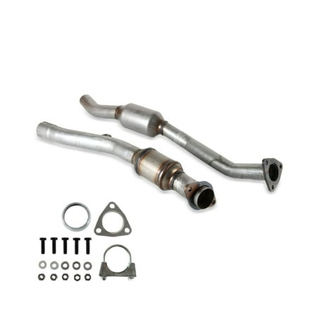 POLARPRA 2pcs catalytic converter 2009-2010 Subaru Impreza Outback Legacy Forester 2.5L Rear 55585 (EPA Compliant)