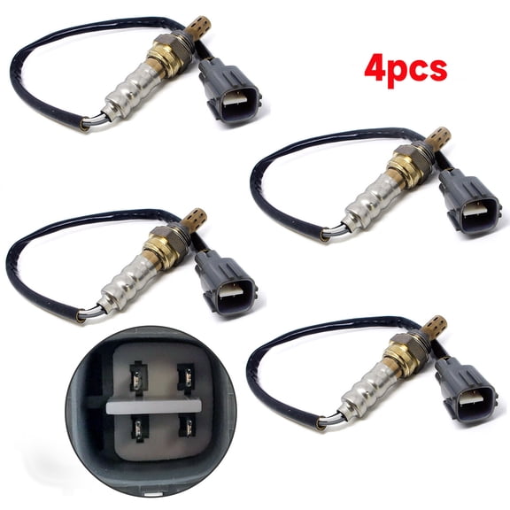 POLARPRA 4-Piece Downstream Oxygen Sensor for 2005-2011 Toyota Sequoia + 2005-2013 Tundra  234-4260
