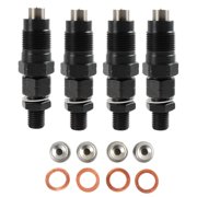 POLARPRA 4pcs 093400-7040 Diesel Fuel Injectors Set for Toyota Hilux Surf Prado 1KZ-TE 3.0L