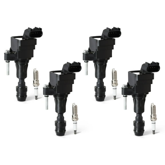 POLARPRA 4pcs Ignition Coils + 4pcs Iridium Spark Plugs For 2011-2017 Buick Regal GMC Chevrolet 2.4L UF491