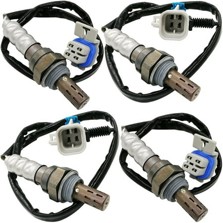 POLARPRA 4pcs Oxygen O2 Sensor Up&Down 234-4256 234-4668 For 2008-2013 Sierra 1500 V8 4.8L 5.3L