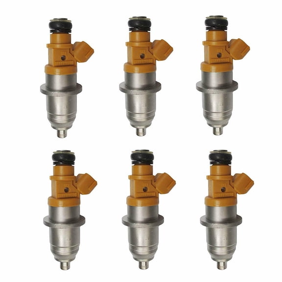 POLARPRA 6 Pcs 60V-13761-00-00 Fuel Injector for Yamaha Outboard HPDI 250 300HP 2003 & Up