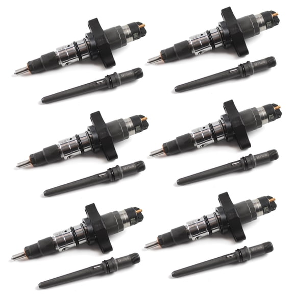 POLARPRA 6PCS 0986435503 Diesel Fuel Injector for 2003-2004 Dodge Ram Cummins 5.9L