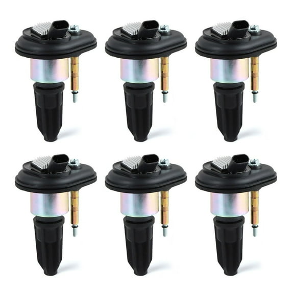 POLARPRA Ignition Coil Pack UF303 for 2002-2005 Chevy Trailblazer, Canyon, Envoy, GMC - 6 Pieces