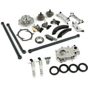 POLARPRA 9-0753S Timing Chain Kit With Oil Pump + Water Pump & Solenoid Fits for Pontiac for Saab for Saturn for CTS/XTS/SRX/ATS 3.0L 3.6L