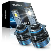 POLARPRA 9012 HIR2 LED Headlight Bulbs - 18,000LM, 6500K Cool White, Easy Plug and Play, High/Low Beam - 2-Pack for Halogen Replacement